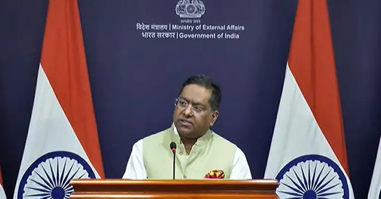 পররাষ্ট্র মন্ত্রণালয়ের মুখপাত্র রণধীর জয়সওয়াল